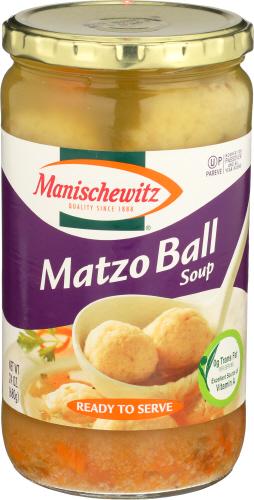 Manischewitz Soup Matzo Ball Jars - 24 Oz (12 Units)