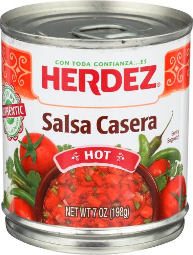 Herdez Salsa Casera Rd - 7 Oz (12 Units)
