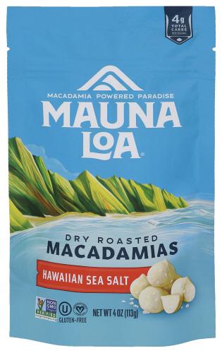 Mauna Loa Macadamias Sea Salt Hawaiian - 4 Oz (6 Units)