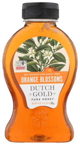 Dutch Gold Honey Orange Blossom - 16 Oz (6 Units)