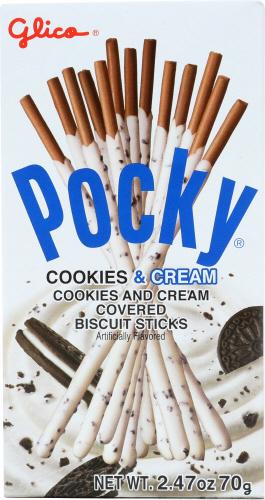 Glico Snack Pocky Cooks & Cream - 2.47 Oz (10 Units)