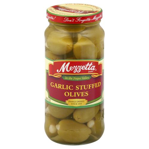 Mezzetta Olive Stfd Garlic - 10 Oz (6 Units)