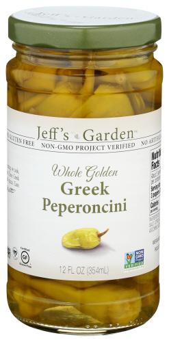 Jeffs Garden Pepper Whl Grk Pprcini - 12 Oz (6 Units)