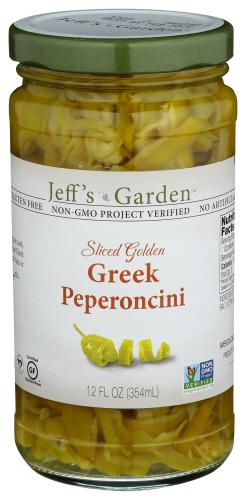Jeffs Garden Pepperoncini Greek Slc - 12 Oz (6 Units)