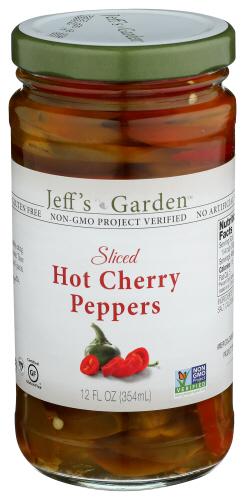 Jeffs Garden Pepper Hot Cherry Slc - 12 Oz (6 Units)