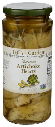 Jeffs Garden Artichoke Hearts Marnatd - 14.5 Oz (6 Units)