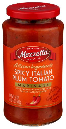 Mezzetta Sauce Pasta Spcy Plum Tom - 24 Oz (6 Units)
