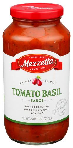 Mezzetta Sauce Pasta Tom Sweet Basl Nv - 25 Oz (6 Units)