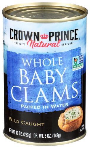 Crown Prince Clam Baby Boiled - 10 Oz (12 Units)