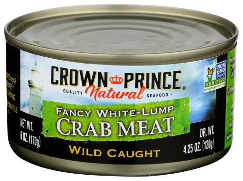 Crown Prince Crab Meat White Lump - 6 Oz (12 Units)