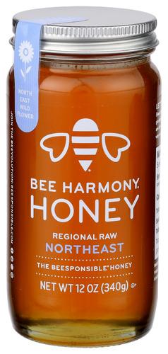 Bee Harmony Honey Northeast Regional - 12 Oz (6 Units)