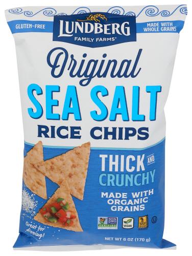Lundberg Chip Rice Sea Salt Mwo - 5.5 Oz (6 Units)