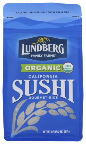 Lundberg Rice Sushi Short Grn Organic - 32 Oz (6 Units)