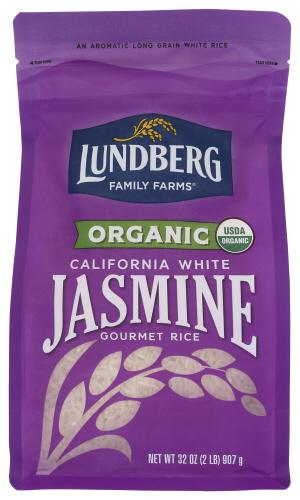Lundberg Rice Whte Jasmine Organic - 2 Lb (6 Units)