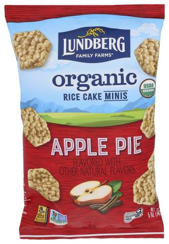 Lundberg Rice Cakes Mini Appl Organic - 5 Oz (6 Units)