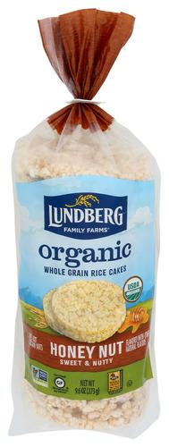 Lundberg Rice Cake Honey Nut Organic - 9.6 Oz (6 Units)