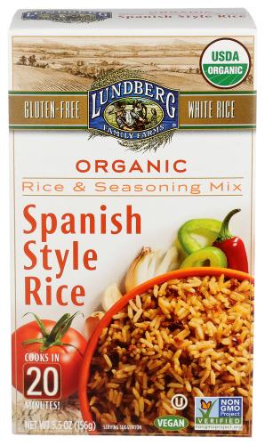 Lundberg Rice White Spnsh Style Organic - 5.5 Oz (6 Units)