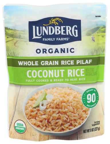 Lundberg Rice Coconut Rth Rgn - 8 Oz (6 Units)