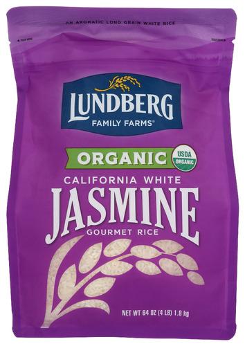 Lundberg Rice White Jasmine Organic - 4 Lb (6 Units)