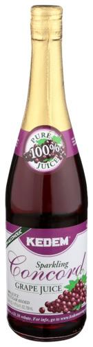 Kedem Juice Sprkl Concord - 25.4 Fo (12 Units)