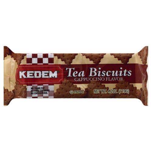 Kedem Biscuit Tea Cappuccino - 4.2 Oz (24 Units)