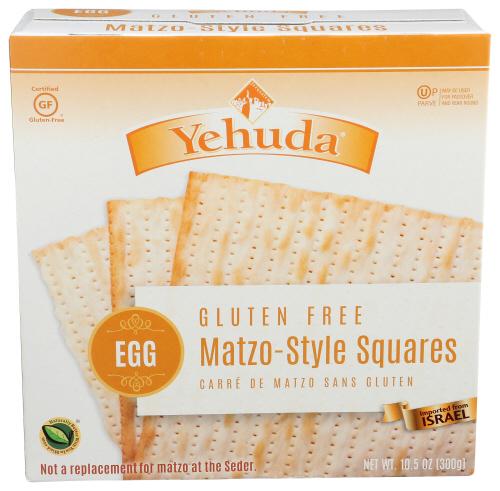 Yehuda Matzo Squares Egg - 10.5 Oz (12 Units)