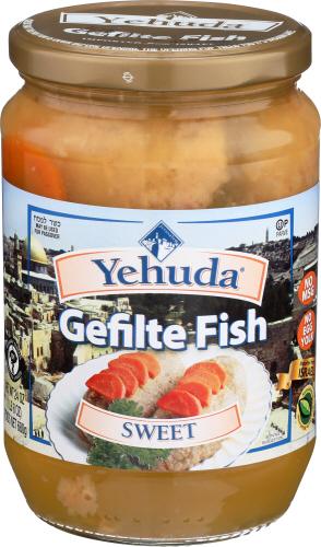 Yehuda Fish Gelfilte Sweet - 24 Oz (12 Units)