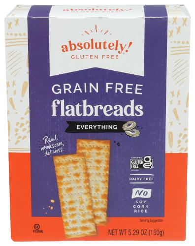 Absolutely Gluten Free Flatbread Everything - 5.29 Oz (12 Units)