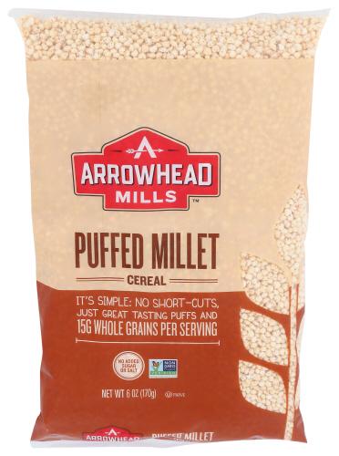Arrowhead Mills Cereal Puff Millet Ns - 6 Oz (12 Units)