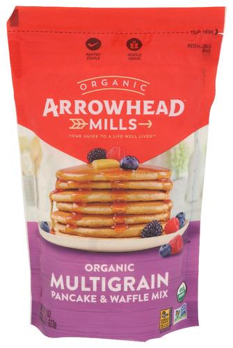 Arrowhead Mills Mix Pancake Multigrn Organic - 22 Oz (6 Units)