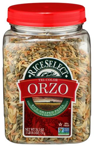 Riceselect Orzo Tri Clr - 26.5 Oz (4 Units)