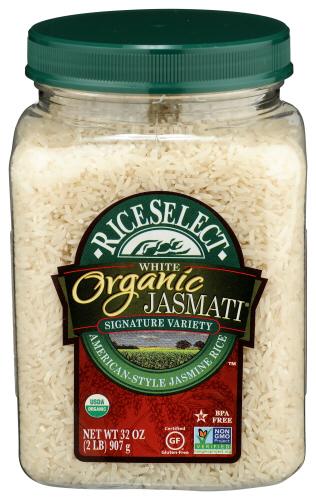 Riceselect Rice Jasmati Jar Organic - 32 Oz (4 Units)