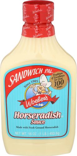 Woeber Sauce Sndwch Pal Horseradish - 16 Oz (6 Units)