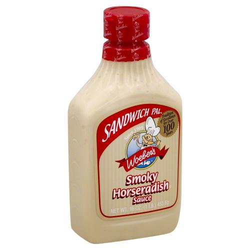 Woeber Sauce Sndwch Pal Smky Hrse - 16 Oz (6 Units)