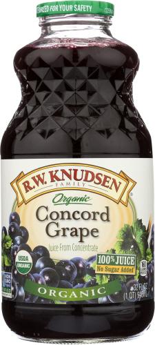 Knudsen Juice Concord Grape - 32 Fo (6 Units)