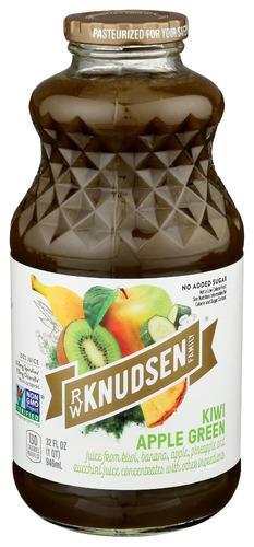 Knudsen Juice Kiwi Apple Green - 32 Fo (6 Units)