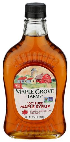 Maple Grove Syrup Maple Drk Amber - 12.5 Oz (12 Units)