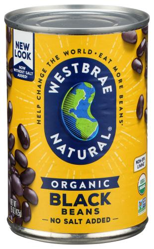 Westbrae Bean Black Ff Organic - 15 Oz (12 Units)