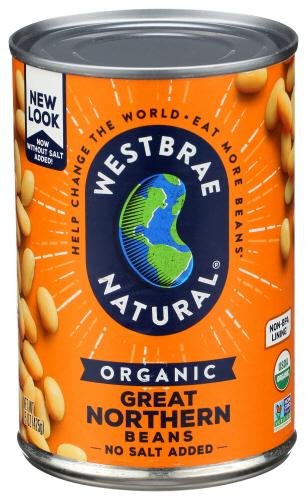 Westbrae Bean Great Northern Organic - 15 Oz (12 Units)