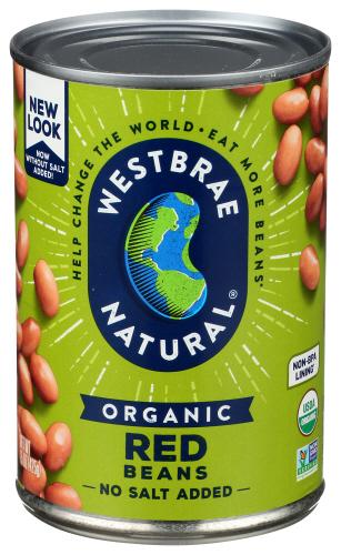Westbrae Bean Red Ff Organic - 15 Oz (12 Units)