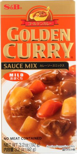 S & B Sauce Mix Mild Gldn Curry - 3.2 Oz (12 Units)