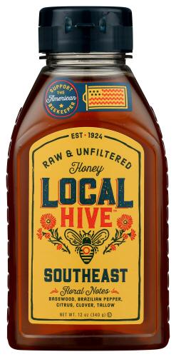Local Hive Honey Southeast Raw - 12 Oz (6 Units)