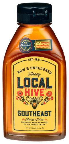 Local Hive Honey Raw Southeast - 16 Oz (6 Units)