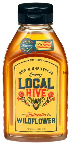 Local Hive Honey Wildflower Raw - 16 Oz (6 Units)
