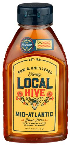 Local Hive Honey Mid Atlantic - 16 Oz (6 Units)