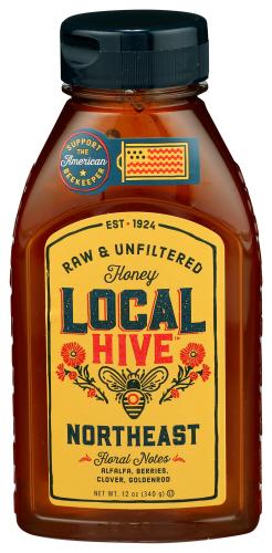Local Hive Honey North E Raw Unfltrd - 12 Oz (6 Units)