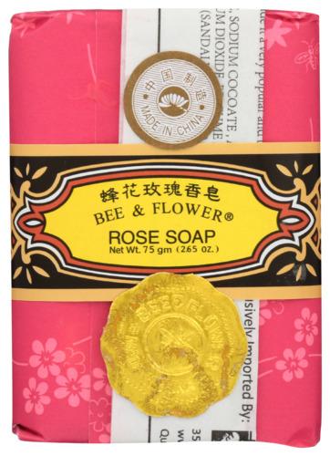 Bee & Flower Soap Bar Rose - 2.65 Oz (12 Units)
