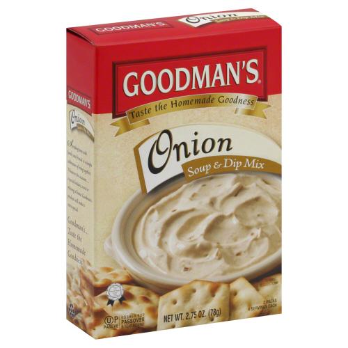 Goodmans Mix Soup & Dip Onion - 2.75 Oz (12 Units)