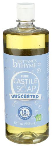 Brittanies Thyme Soap Castile Unscented - 32 Fo (1 Units)