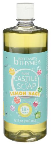 Brittanies Thyme Soap Liquid Lemon Sage - 32 Fo (1 Units)